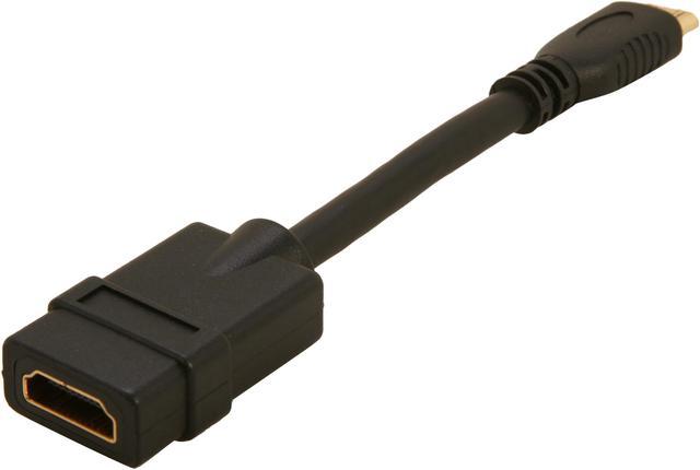 StarTech.com 4K @ 30Hz HDMI 1.4 Female HDMI to Male Mini HDMI Cable, 12.7cm