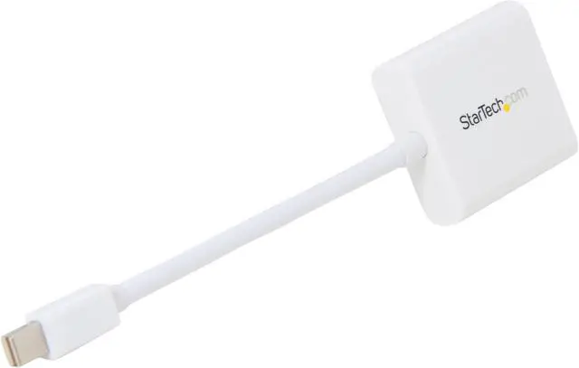 Alt view image 2 of 3 - StarTech.com MDP2DVIW Mini DisplayPort to DVI Video Adapter Converter - White