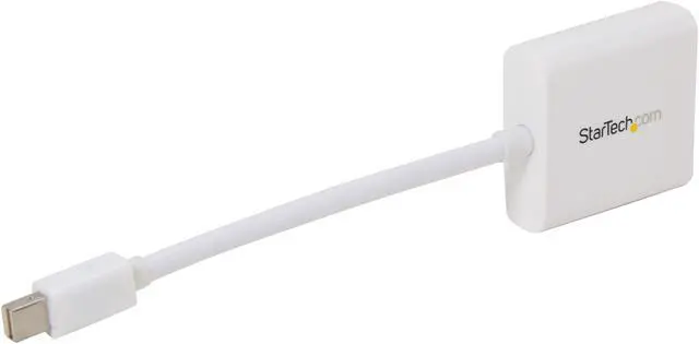 Alt view image 2 of 3 - StarTech.com MDP2HDW Mini DisplayPort to HDMI Video Adapter Converter 1920x1200 - White Mini DP to HDMI Adapter M/F