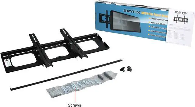 Alt view image 5 of 5 - MATIX MB6000 Black 32" - 60" Universal Flat TV Wall Mount