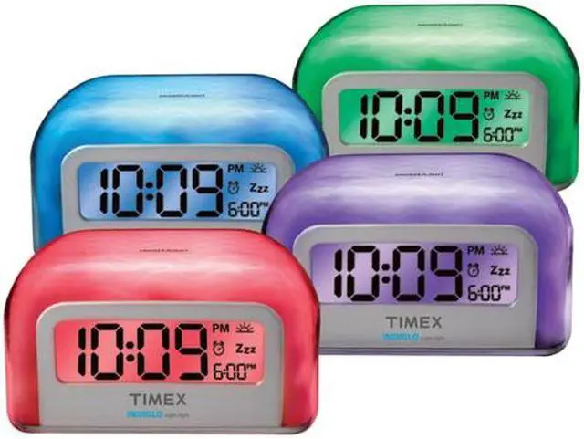 Main image of TIMEX Color Changing Alarm Clock T105WX
