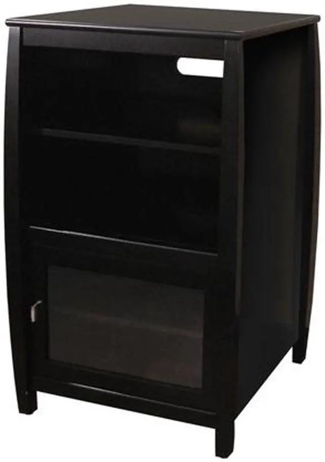Main image of TECH CRAFT SWH4024B 40" High Black Audio Side-Rack for Components