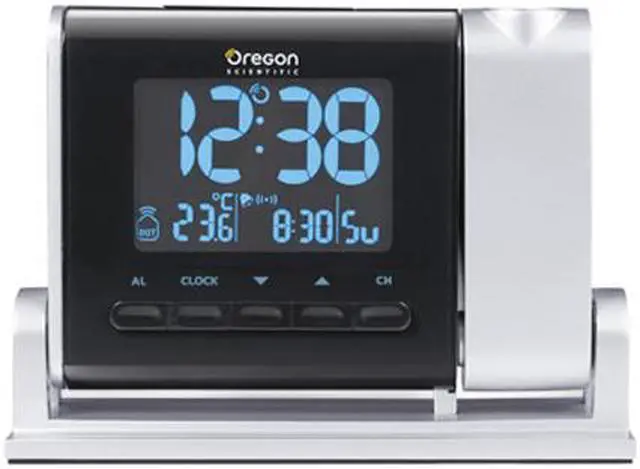 Alt view image 2 of 2 - Oregon Scientific RMR329PA Atomic Projection Clock with Outdoor Temperature