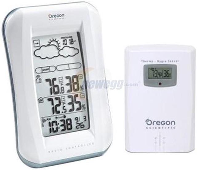 Oregon Scientific BAR688HGA Wireless Weather Station with  Temperature/Humidity Display and Self-Setting Atomic Clock