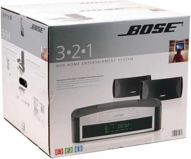 Alt view image 12 of 12 - Bose® 255200-1189 3·2·1® Series I DVD Home Theater in a Box