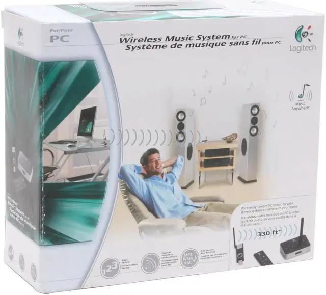 Alt view image 5 of 5 - Logitech 980414-0403 Wireless Music System for PC