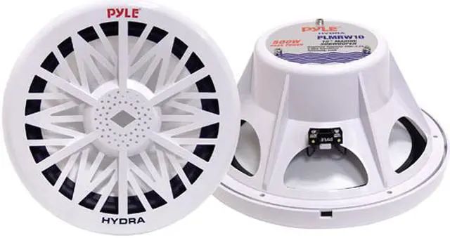 Main image of Polk Audio 10" 500W Single Voice Coil White Marine Subwoofer