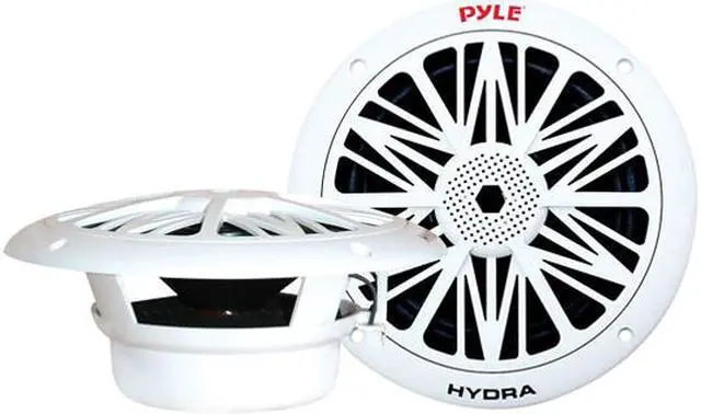 Main image of PYLE 8" 300 Watts Peak Power 2-Way White Marine Speaker