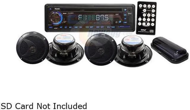 Alt view image 4 of 4 - Pyle Marine CD Receiver w/ 2 Pair 6.5" 150W 2-Way Speakers