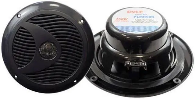 Alt view image 2 of 4 - Pyle Marine CD Receiver w/ 2 Pair 6.5" 150W 2-Way Speakers
