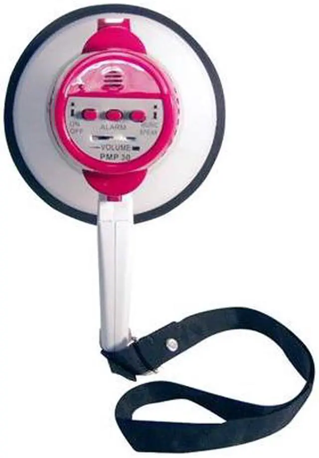 Alt view image 2 of 2 - PYLE PMP35R White Professional Megaphone/Bullhorn with Siren and Voice Recorder