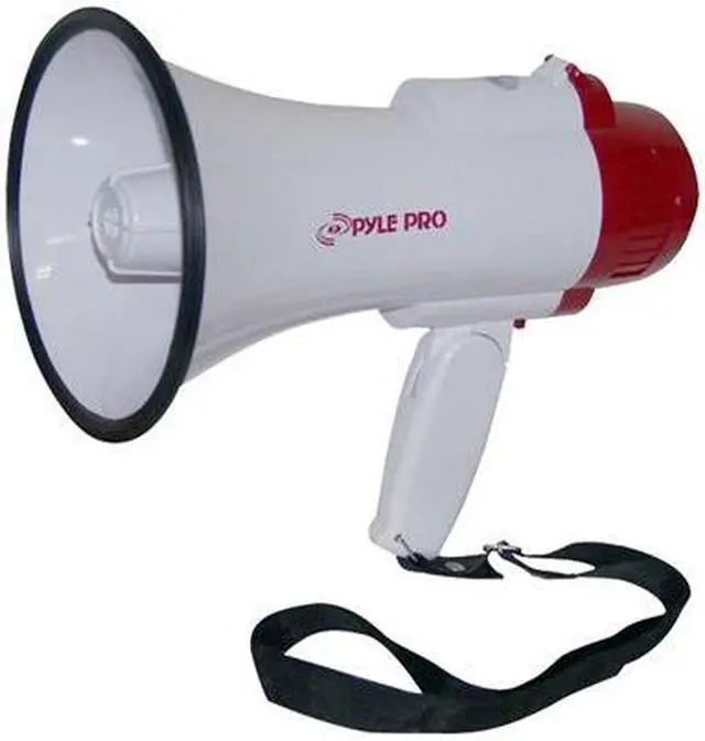 Alt view image 2 of 3 - PYLE PMP30 White Professional Megaphone / Bullhorn with Siren