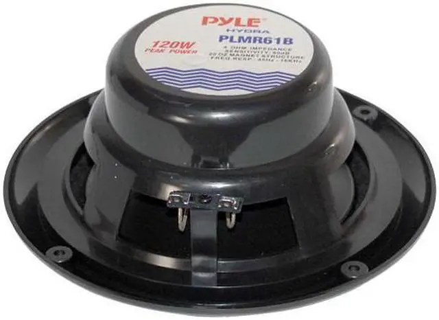 Alt view image 2 of 3 - Pyle 120 Watts 6.5" 2-Way Black Marine Speakers