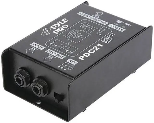 Main image of PYLE PRO 1/4" Instrument To Balanced & Unbalanced (1/4"/XLR) Direct Box