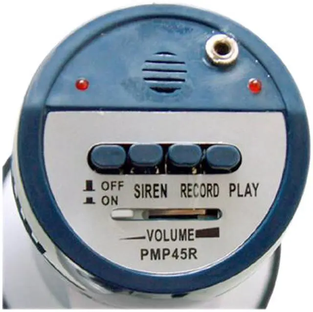 Alt view image 2 of 2 - PYLE PMP45R White / Green 40W Pro Dynamic Megaphone