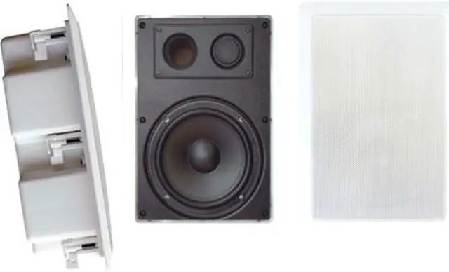 Main image of PYLE PDIW67 6.5'' Two Way In Wall Enclosed Speaker System w/ Directional Tweeter (Pair)