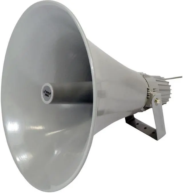 Main image of PyleHome PHSP20 19.5'' Indoor / Outdoor 100 Watt PA Horn Speaker w/ 70V Transformer - Gray