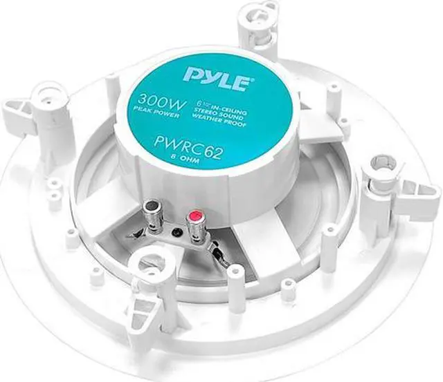 Alt view image 2 of 2 - Pyle Home PWRC62 6.5-Inch Weather Proof 2-Way In-Ceiling / In-Wall Stereo Speaker (Single Speaker)