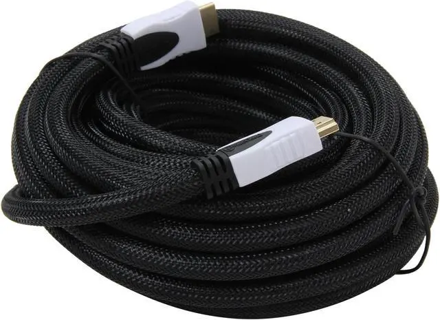 Alt view image 2 of 3 - SYBA CL-CAB31007 30 ft. Black HDMI Cable Male to Male - OEM