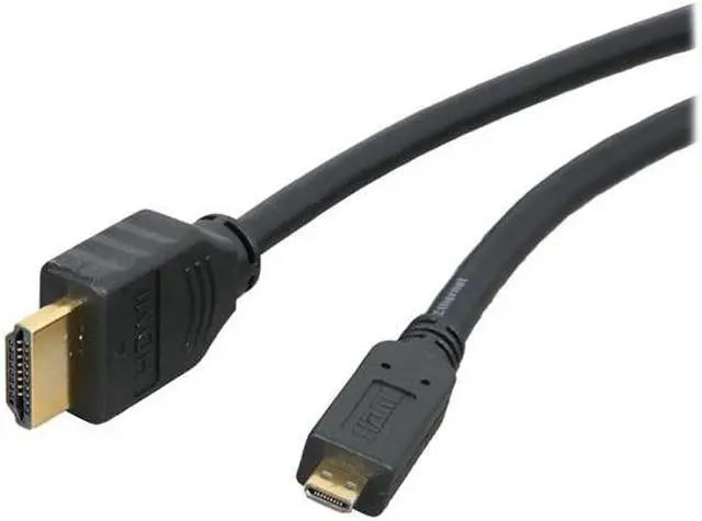 Main image of Link Depot HDMI-10-MICRO 10 ft. Black HDMI Type A male to HDMI Micro male HDMI Standard to HDMI Micro Cable Male to Male