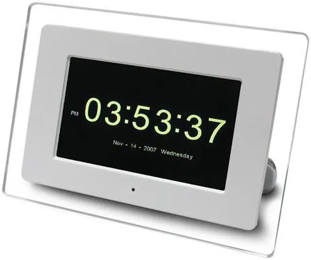 Alt view image 2 of 3 - axion AXN-9702 7" Digital Frame w/ Clock,Calendar and MP3 Playback