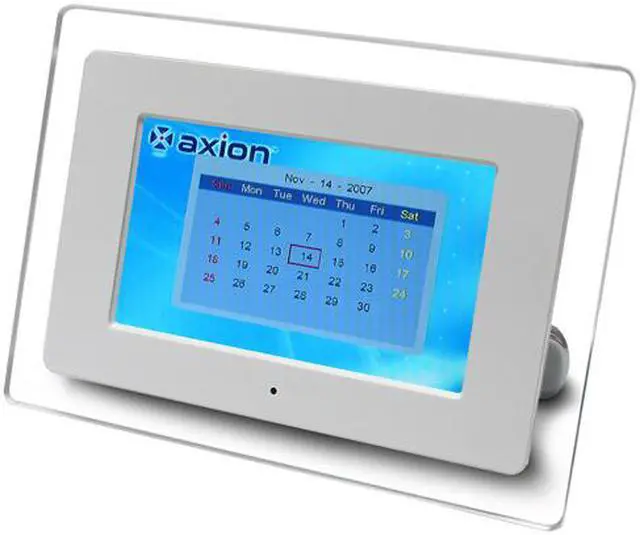Alt view image 3 of 3 - axion AXN-9702 7" Digital Frame w/ Clock,Calendar and MP3 Playback