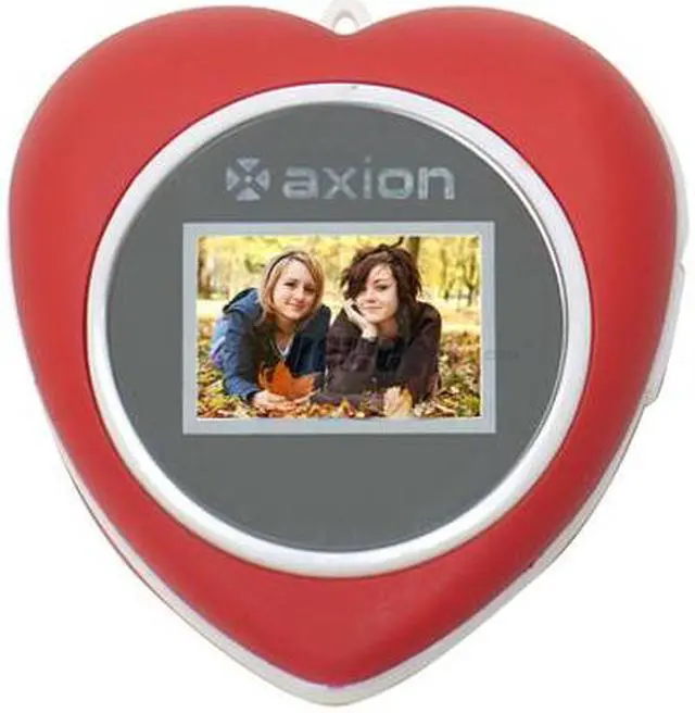 Main image of axion AXN-9100R 1.1" 1.1" Mini Keychain Style Digital Frame