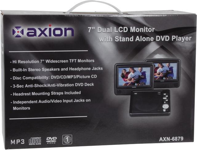 Alt view image 17 of 17 - Axion AXN-6879 7" Dual Widescreen Portable DVD Player