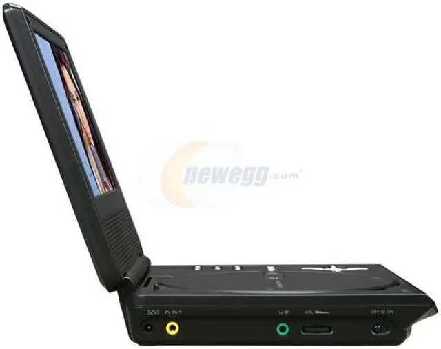 Alt view image 2 of 4 - Axion LMD-5708 7" Widescreen Portable DVD Player