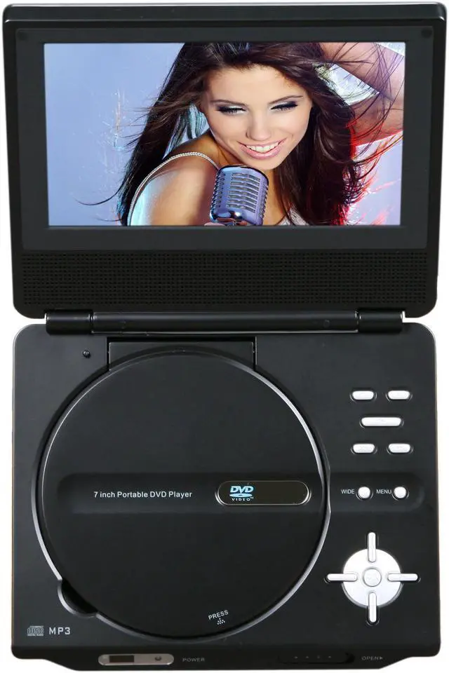 Alt view image 4 of 4 - Axion LMD-5708 7" Widescreen Portable DVD Player