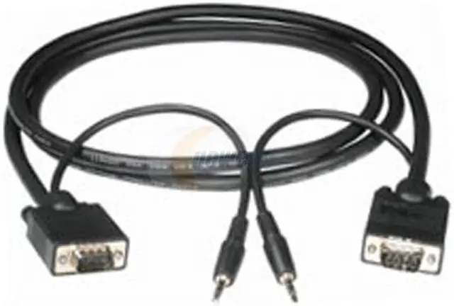 Main image of C2G 43098 25 ft. HD15 M/M UXGA MONITOR CABLE with 3.5mm AUDIO