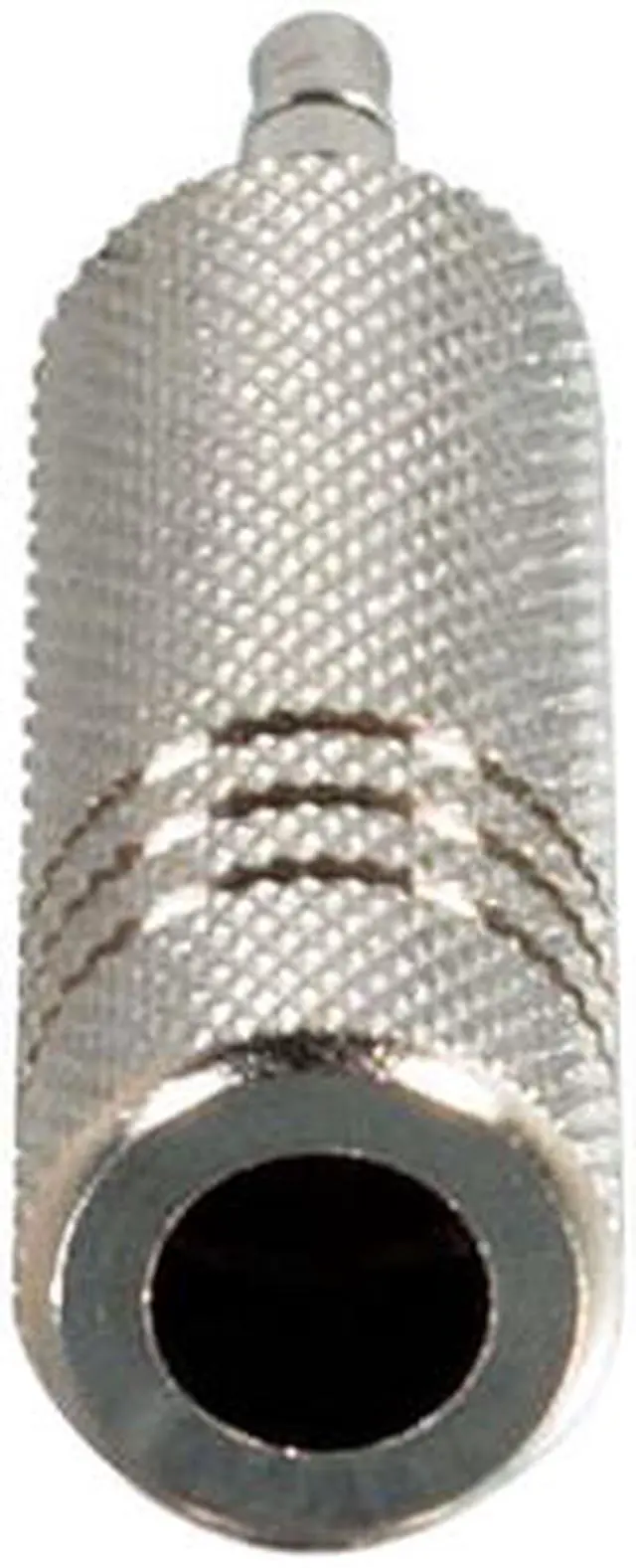 Alt view image 4 of 5 - C2G 40636 3.5mm Stereo Male to 6.3mm (1/4 Inch) Stereo Female Adapter, TAA Compliant, Silver
