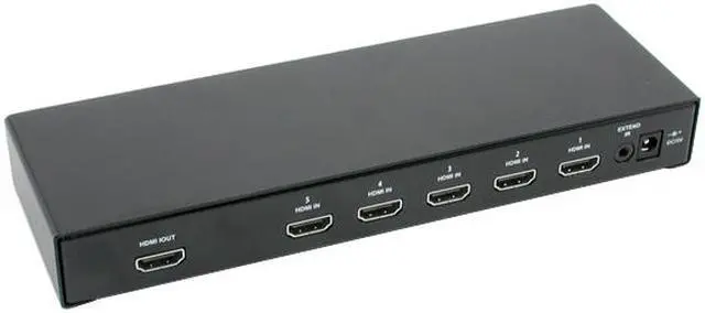 Alt view image 2 of 2 - C2G 40922 Impact Acoustics 5-Port HDMI Selector Switch