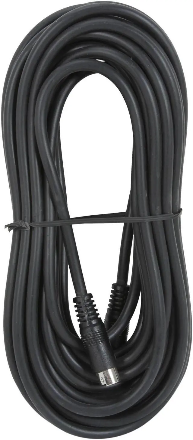 Alt view image 2 of 3 - C2G 40917 Value Series S-Video Cable, Black (25 Feet, 7.62 Meters)