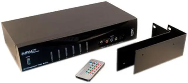 Main image of C2G 40697 6x2 Component Video + Stereo Audio + TOSLINK Digital Audio Matrix Selector Switch