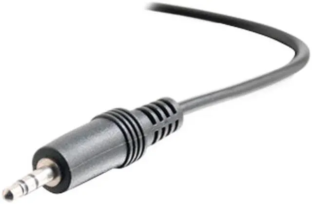 Main image of C2G 40412 3.5mm M/M Stereo Audio Cable, Aux Cable, Black (3 Feet, 0.91 Meters)