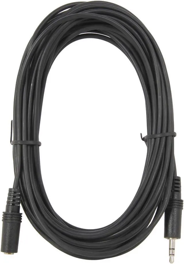 Alt view image 2 of 3 - C2G 40409 3.5mm M/F Stereo Audio Extension Cable, Black (25 feet, 7.62 Meters)