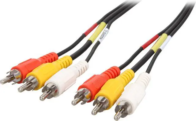 Alt view image 5 of 7 - C2G Model 40451 50 ft. Value Series Composite Video + Stereo Audio Cable Male to Male