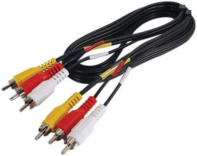 Alt view image 4 of 7 - C2G Model 40451 50 ft. Value Series Composite Video + Stereo Audio Cable Male to Male