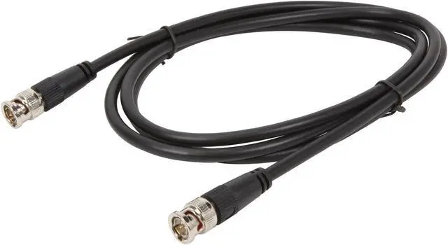 Alt view image 2 of 3 - C2G 40026 75 OHM BNC Cable, Black (6 Feet, 1.82 Meters)