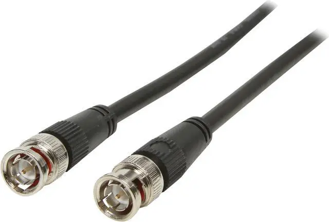 Main image of C2G 40027 75 OHM BNC Cable, Black (12 Feet, 3.65 Meters)