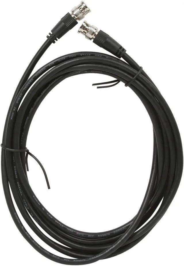 Alt view image 2 of 3 - C2G 40027 75 OHM BNC Cable, Black (12 Feet, 3.65 Meters)