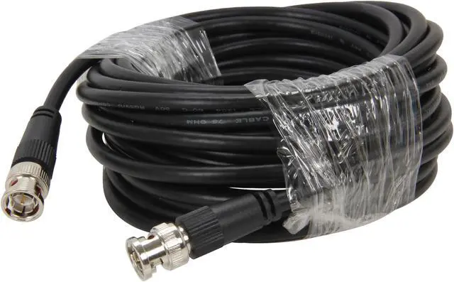 Alt view image 2 of 3 - C2G 40029 75 OHM BNC Cable, Black (25 Feet, 7.62 Meters)