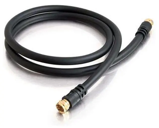 Alt view image 2 of 5 - C2G 29133 12 ft. Value Series F-Type RG6 Coaxial Video Cable Male to Male