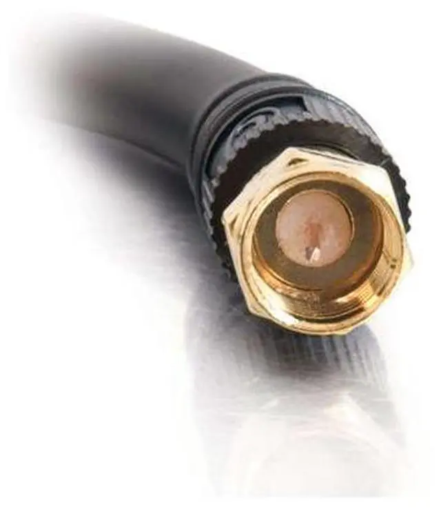 Alt view image 3 of 5 - C2G 29133 12 ft. Value Series F-Type RG6 Coaxial Video Cable Male to Male