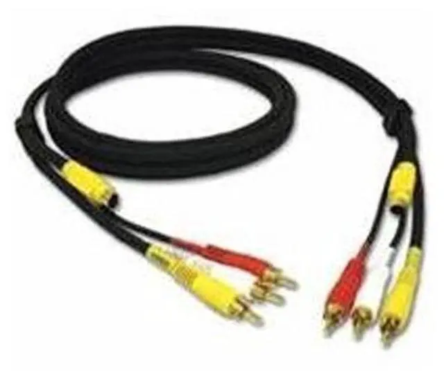 Alt view image 5 of 5 - C2G 29133 12 ft. Value Series F-Type RG6 Coaxial Video Cable Male to Male