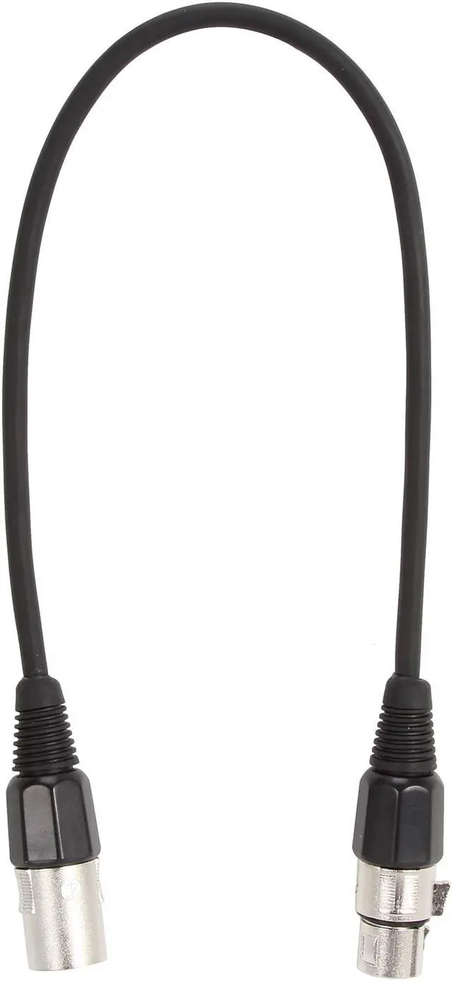 Alt view image 2 of 3 - C2G 40057 Pro-Audio XLR Male to XLR Female Cable, Black (1.5 Feet, 0.45 Meters)