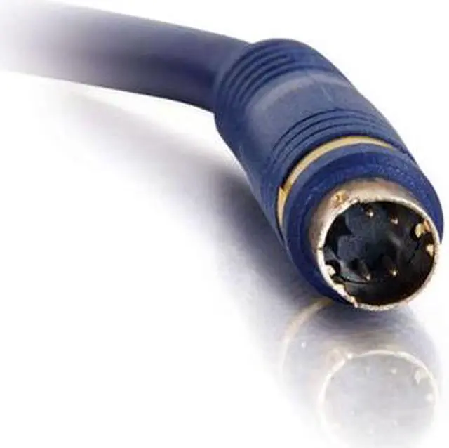 Main image of C2G 29159 Velocity S-Video Cable, Blue (12 Feet, 3.65 Meters)