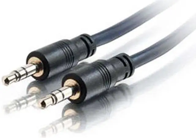 Main image of C2G 40517 3.5mm Stereo Audio Cable with Low Profile Connectors M/M, Plenum CMP-Rated (35 Feet, 10.66 Meters)