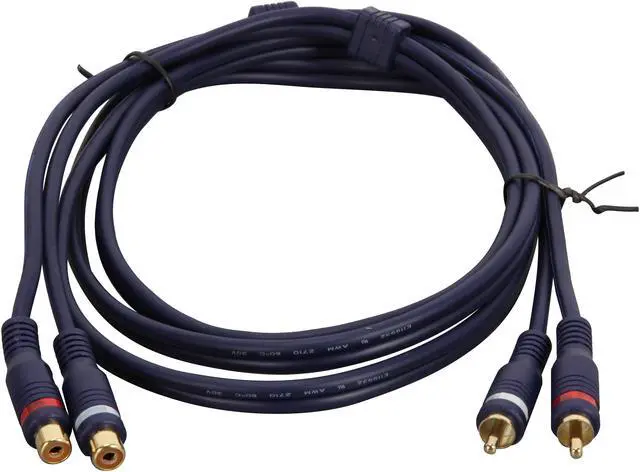 Alt view image 2 of 3 - C2G 13040 6 ft. Velocity RCA Stereo Audio Extension Cable Male to Female